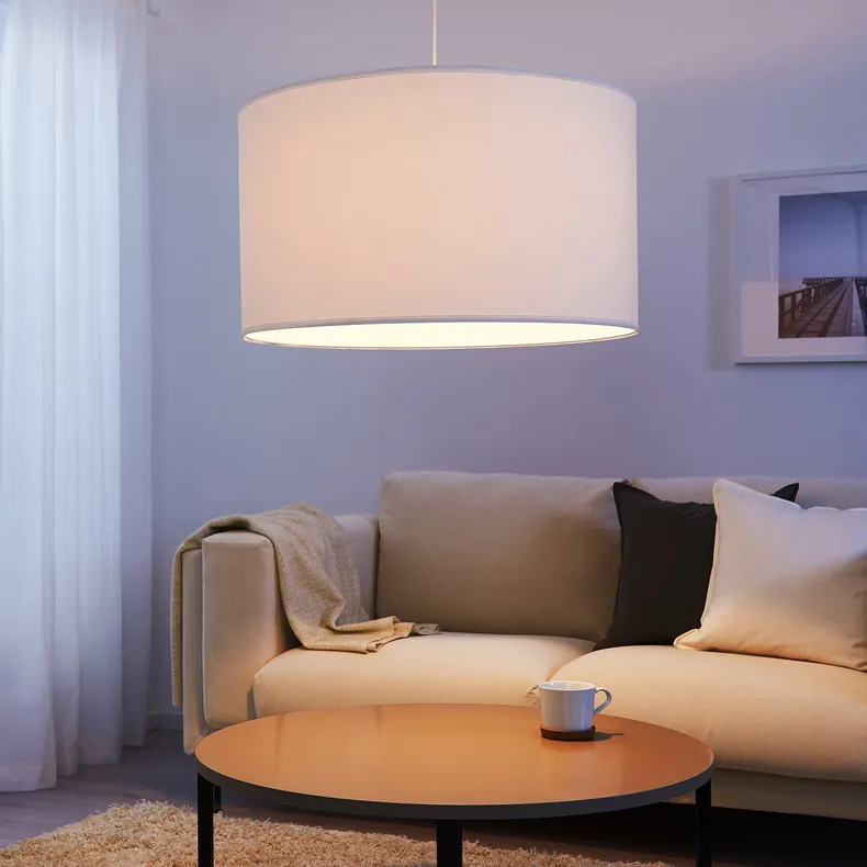 IKEA NYMÖ НІМО, абажур підвісного світильника, білий, 70 см 002.564.92 фото №4