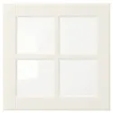 IKEA BODBYN БУДБІН, скляні дверцята, кремово-білий, 40x40 см 404.850.43 фото thumb №1