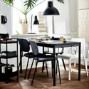 IKEA TOMMARYD ТОММАРЮД, стіл, антрацит, 130x70 см 993.048.04 фото thumb №2
