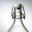 IKEA KORKEN КОРКЕН, бутылка с пробкой, прозрачное стекло, 1 л 302.135.52 фото thumb №3