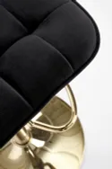 Барний стілець HALMAR H120 чорний, золотий фото thumb №7
