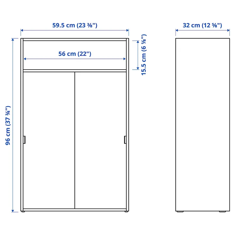 IKEA SPIKSMED СПІКСМЕД, комбінація шаф, 119x32x97 см 395.033.16 фото №5