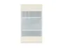 BRW Левый верхний кухонный шкаф Sole 40 см с витриной магнолия глянцевая, альпийский белый/магнолия глянец FH_G_40/72_LV-BAL/XRAL0909005 фото