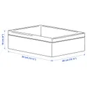 IKEA BAXNA БАКСНА, органайзер, серый / белый, 26x34x10 см 204.743.66 фото thumb №5