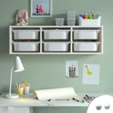 IKEA TROFAST ТРУФАСТ, модуль навісний, білий / білий, 99x21x30 см 798.983.06 фото thumb №6