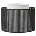 IKEA SYMFONISK СИМФОНИСК, абажур для лампы с динамиком, ткань / черный 804.947.57 фото thumb №1