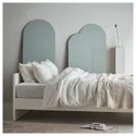 IKEA ASKVOLL АСКВОЛЬ, каркас ліжка, білий / ЛЕНСЕТ, 160x200 см 590.305.14 фото thumb №5