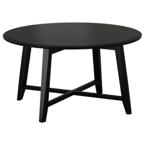 IKEA KRAGSTA КРАГСТА, журнальный стол, черный, 90 см 802.622.53 фото