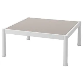 IKEA SEGERÖN СЕГЕРЁН, садовый столик, белый/бежевый, 73x73 см 405.107.97 фото