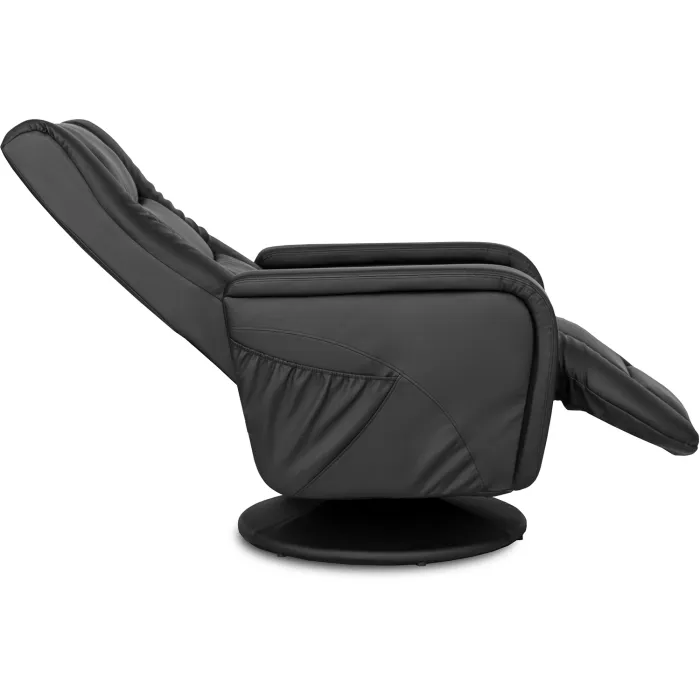 Поворотное массажное кресло MEBEL ELITE SPIKE, экокожа: черный фото №11