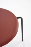 Кухонний стілець HALMAR K524 бордовий фото thumb №14