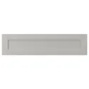 IKEA LERHYTTAN ЛЕРХЮТТАН, фронтальная панель ящика, светло-серый, 80x20 см 004.615.05 фото thumb №1