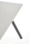 Стіл кухонний HALMAR BALROG 140x80 см, каркас - чорний, стільниця - світло-сіра фото thumb №14