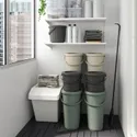 IKEA DAMMÄNG ДАММЭНГ, контейнер с крышкой, серо-бежевый, 26 l 605.599.76 фото thumb №8