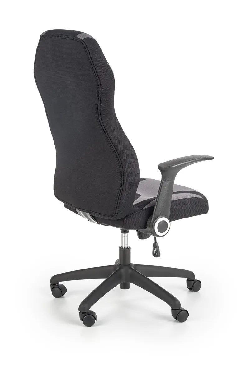 Крісло комп'ютерне офісне обертове HALMAR JOFREY чорний / сірий фото №4