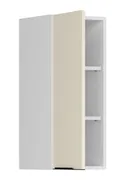 BRW Верхний кухонный шкаф Sole L6 30 см левый магнолия жемчуг, альпийский белый/жемчуг магнолии FM_G_30/72_L-BAL/MAPE фото thumb №3