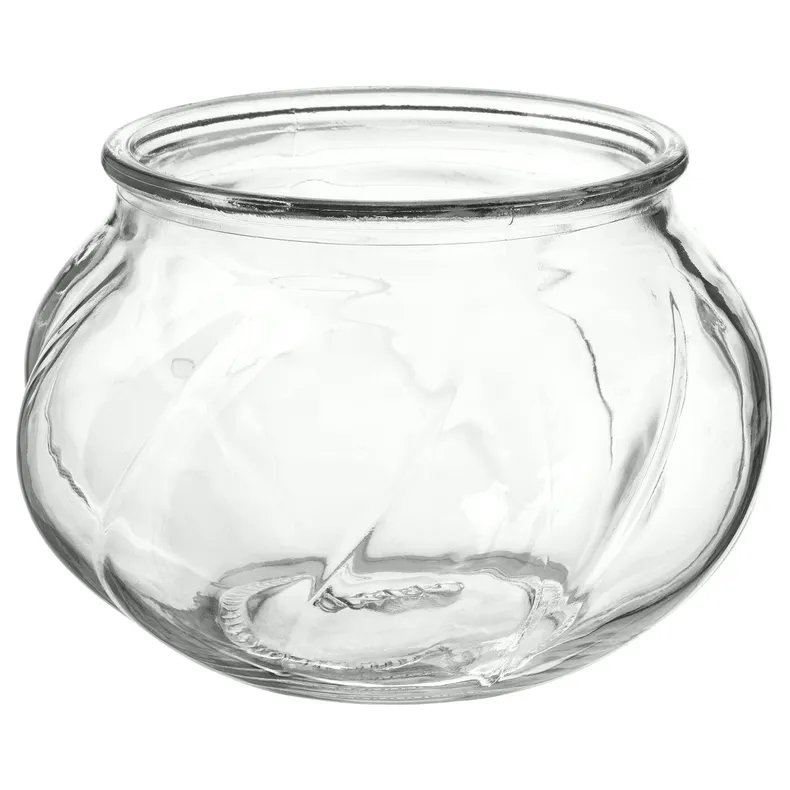 IKEA VILJESTARK ВИЛЬЕСТАРК, ваза, прозрачное стекло, 8 см 003.397.94 фото №1