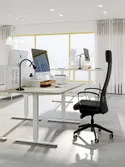 IKEA TROTTEN ТРОТТЕН, регульована рама для стільниці, білий, 120 / 160 см 405.073.42 фото thumb №6