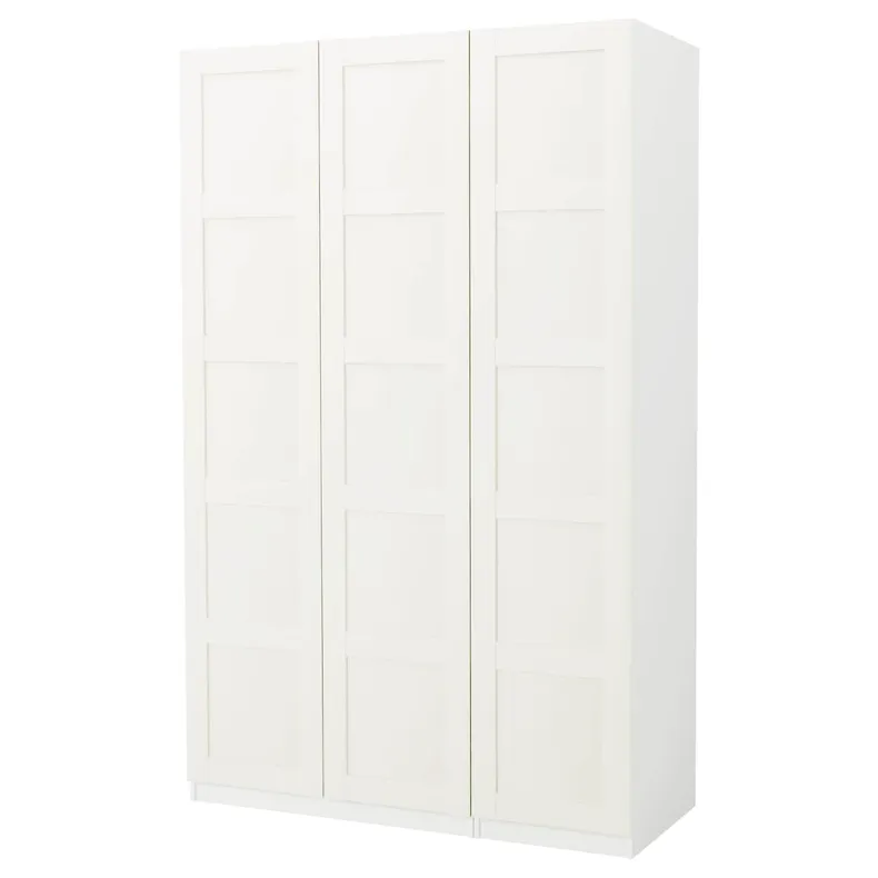 IKEA PAX ПАКС / BERGSBO БЕРГСБУ, гардероб, белый / белый, 150x60x236 см 191.272.97 фото №2