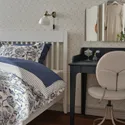 IKEA IDANÄS ИДАНЭС, каркас кровати, белый / Лёнсет, 160x200 см 293.922.05 фото thumb №4