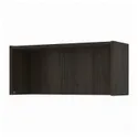 IKEA BILLY БИЛЛИ, верхняя полка, темно-коричневая имитация дуб, 80x28x35 см 104.928.32 фото thumb №1