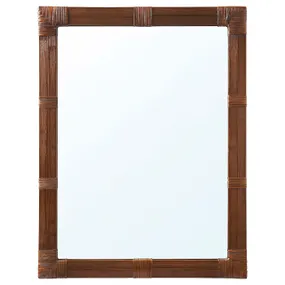 IKEA KLIBBAL КЛИББАЛ, зеркало, коричневый, 47x62 см 705.733.78 фото