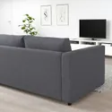 IKEA VIMLE ВИМЛЕ, 2-местный диван-кровать, Окрашенный в средне-серый цвет 095.452.71 фото thumb №5