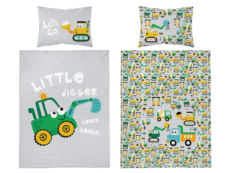 BRW Traktor, Комплект постельного белья для детей 100x135+1x40x60 084504 фото №1