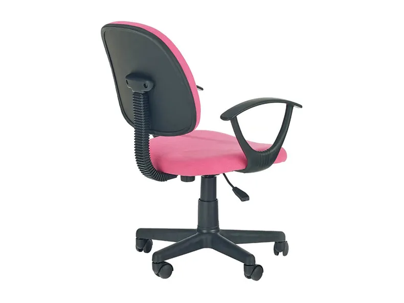 BRW Darian Bis, поворотне крісло рожеве, рожевий/чорний HALM/FOTEL-DARIAN_BIS-ROZOWY фото №2