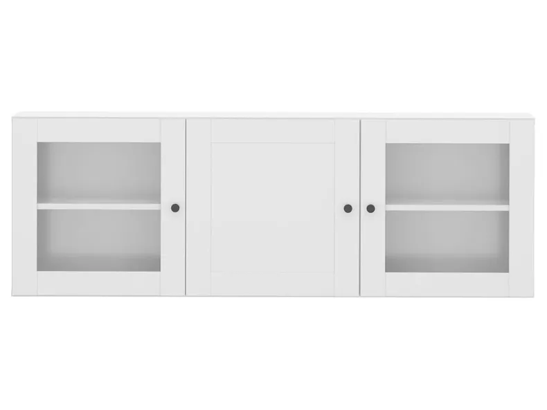 BRW Подвесной шкаф Modeo 150 см с 3 дверцами белый SFW/150/50/30_1-BI/BI фото №2