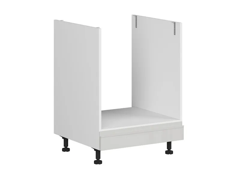BRW Встраиваемый кухонный шкаф 60 см светло-серый глянец, альпийский белый/светло-серый глянец FH_DP_60/82_K-BAL/XRAL7047 фото №2