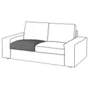 IKEA KIVIK КИВИК, подушка сиденья 2-местного дивана, запасная часть 304.980.17 фото thumb №2