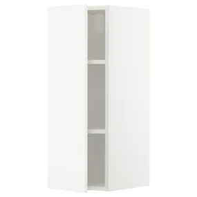 IKEA METOD МЕТОД, навесной шкаф с полками, белый / белый, 30x80 см 594.640.31 фото