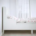 IKEA BUSUNGE БУСУНГЕ, розсувне ліжко, білий, 80x200 см 703.057.00 фото thumb №5