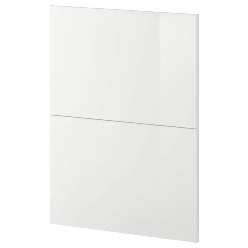 IKEA METOD МЕТОД, 2 фронтальні панелі для посудомийки, Рінгхульт білий, 60 см 194.497.83 фото №1