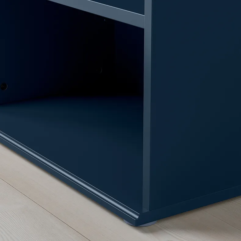 IKEA SKRUVBY СКРУВБЮ, шафа, чорно-синій, 180x140 см 895.613.37 фото №5