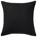 IKEA GURLI ГУРЛИ, чехол на подушку, черный, 50x50 см 802.811.38 фото thumb №1