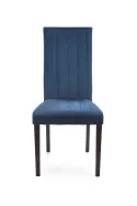 Кухонный стул HALMAR DIEGO 2 черный/темно-синий фото thumb №5