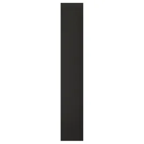 IKEA LERHYTTAN ЛЕРХЮТТАН, облицювальна панель, чорна морилка, 39x240 см 503.560.45 фото