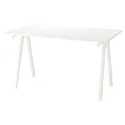 IKEA TROTTEN ТРОТТЕН, подстолье для столешницы, белый, 140 / 160 см 304.747.52 фото thumb №2