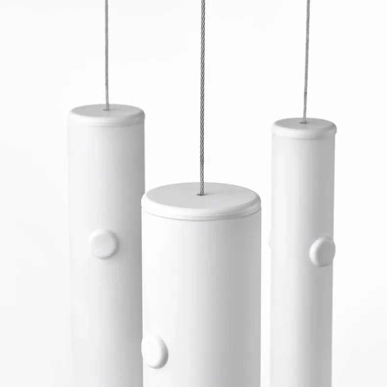 IKEA VARMBLIXT ВАРМБЛІКСТ, LED підвісний світильник, біле матове скло, 46 см 105.311.31 фото №10