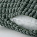 IKEA SVARTPOPPEL СВАРТПОППЕЛ, чохол на подушку, сіро-зелений, 50x50 см 905.430.07 фото thumb №2