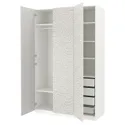 IKEA PAX ПАКС / MISTUDDEN МИСТУДДЕН, гардероб, комбинация, белый / серый узор, 150x60x236 см 295.210.66 фото thumb №1