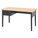 IKEA ARKELSTORP АРКЕЛЬСТОРП, письмовий стіл, чорний, 140x70 см 602.610.37 фото thumb №1