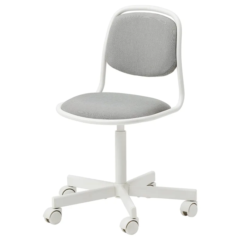 IKEA ÖRFJÄLL ОРФЬЄЛЛЬ, дитяче робоче крісло, білий / світло-сірий 105.018.84 фото №1