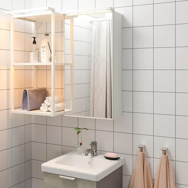 IKEA SILVERGLANS СІЛЬВЕРГЛАНС, LED підсвітка для ванної, білий може бути затемнений, 40 см 705.286.68 фото №5
