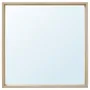 IKEA NISSEDAL НИССЕДАЛЬ, зеркало, белый крашеный дуб, 65x65 см 603.908.74 фото