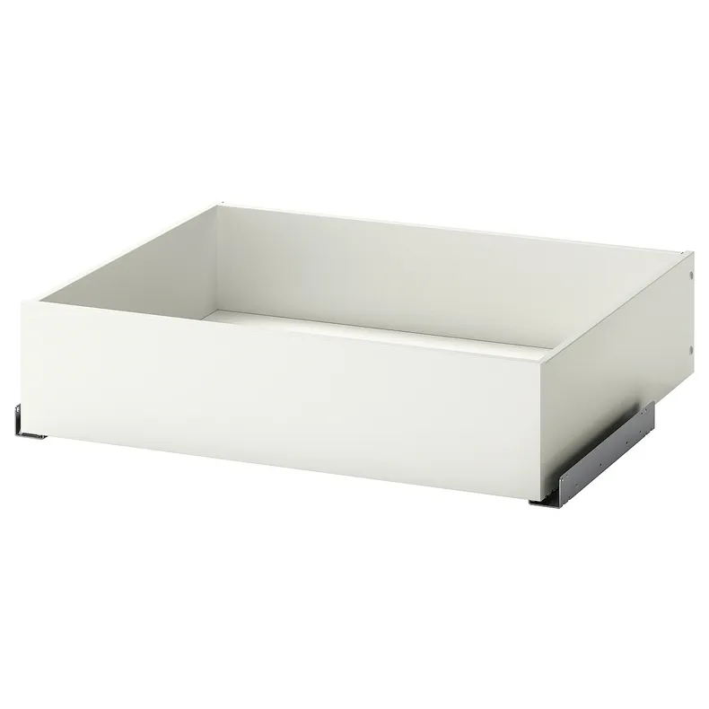 IKEA KOMPLEMENT КОМПЛЕМЕНТ, шухляда, білий, 75x58 см 102.463.32 фото №1