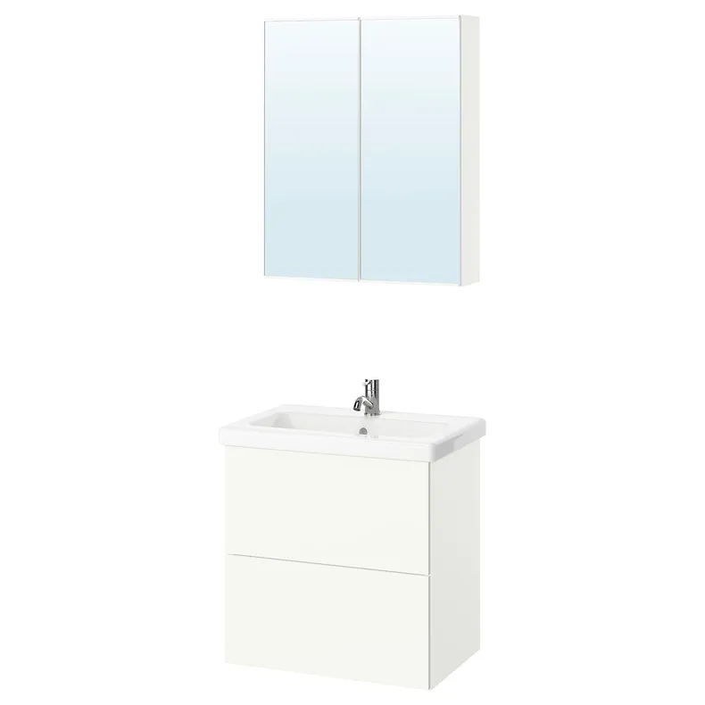 IKEA ENHET ЕНХЕТ, ванна, білий, 64x43x65 см 195.472.03 фото №1