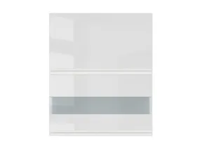 BRW Верхний кухонный шкаф Sole 60 см с поворотным дисплеем белый глянцевый, альпийский белый/глянцевый белый FH_G2O_60/72_OV/O-BAL/BIP фото